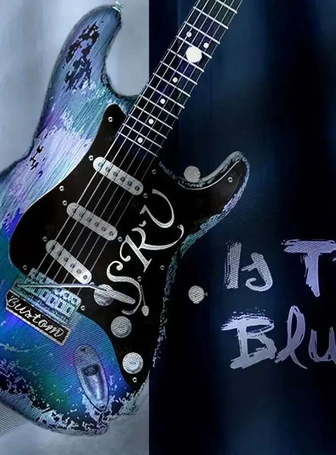 Men's Plus Size Casual Cool Guitar Note Musical Instrument Print Shirt Comfortable Floral Tee Breathable Fashion Cool Guys