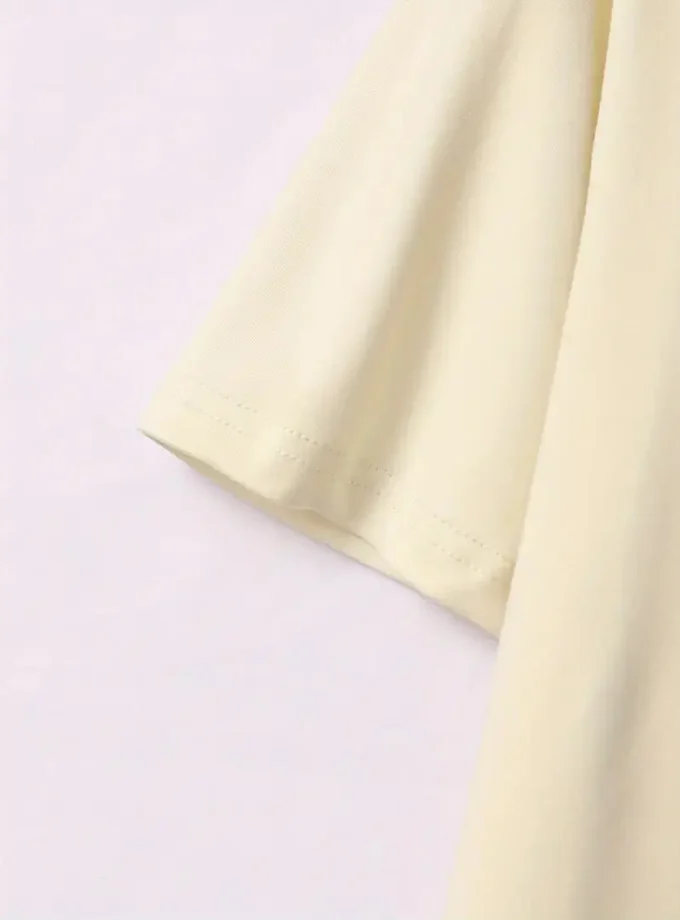 Men's Casual Summer Crocheted V-Neck Short Sleeve Knitted Stretch Street Style with Unique Cat Photo Print Pattern T-Shirt