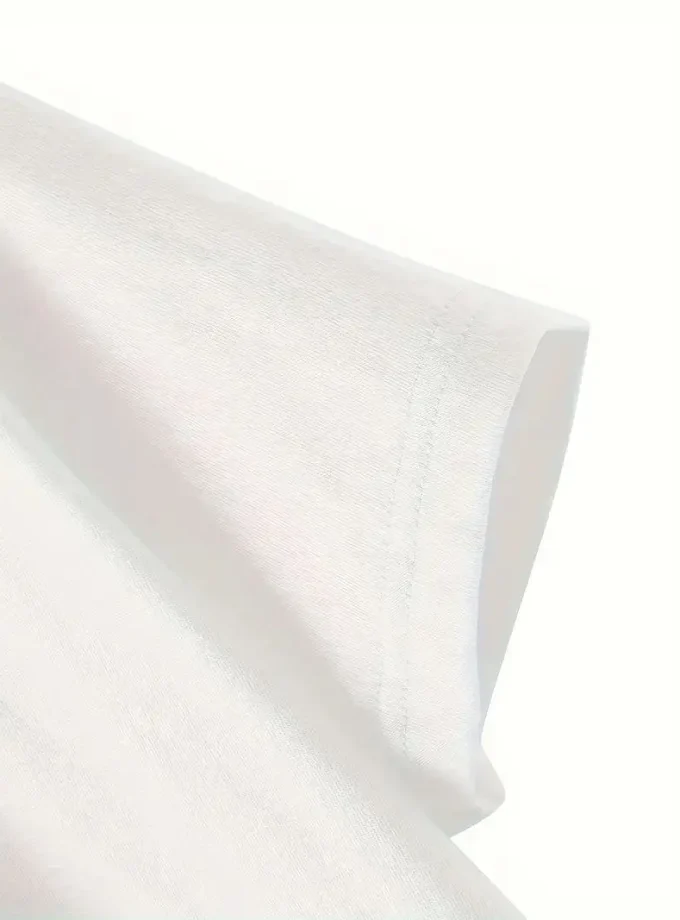 Men's Casual Tropical Cartoon Cat Comfortable Summer Crew Neck Top Loose-Fit Stretch Knitted Fabric Easy Maintenance T-Shirt