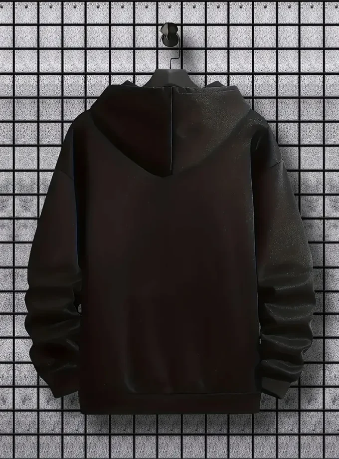 Men's Pouch Pocket Pullover Sweatshirt Stay Humble Hustle Graphic Hoodie Cool Streetwear Winter Fall Comfortable Casual Gift