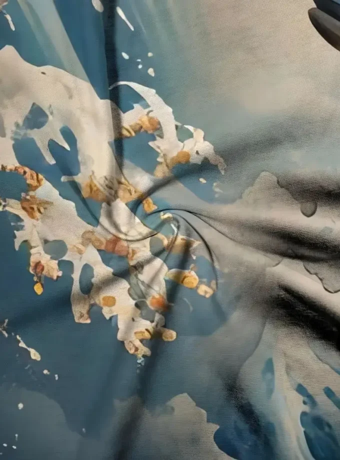 Men's Eagle graphic Print T-Shirt Ocean-Inspired Breathable Cotton Crew Neck Stylish Comfortable Short Sleeve Top Summer