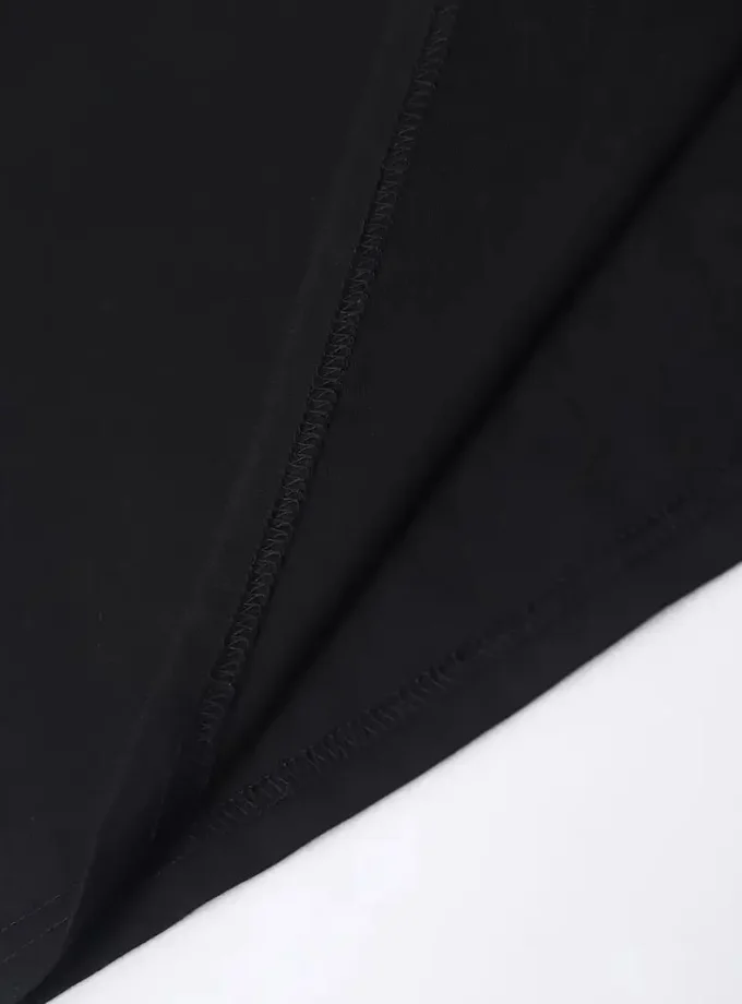 Men's Cartoon Earphone Printed T-Shirt V-Neck Crew Neck with Slight Elastic Machine Washable Polyester Knit for Summer Autumn