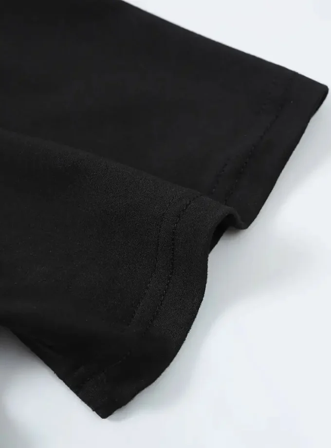 Men's Casual Summer Sports T-Shirt Comfortable Versatile Funny Dog Fist 3D Print V-Neck Short Sleeves Fashionable Crew Neck