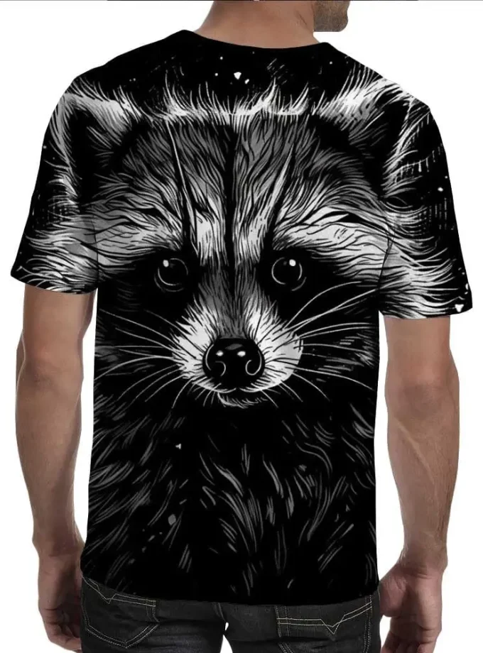 Men's Casual Oversized 3D Printed Graphic Novelty T-Shirt Jersey Crew Neck Short Sleeve for Summer Digital Printing