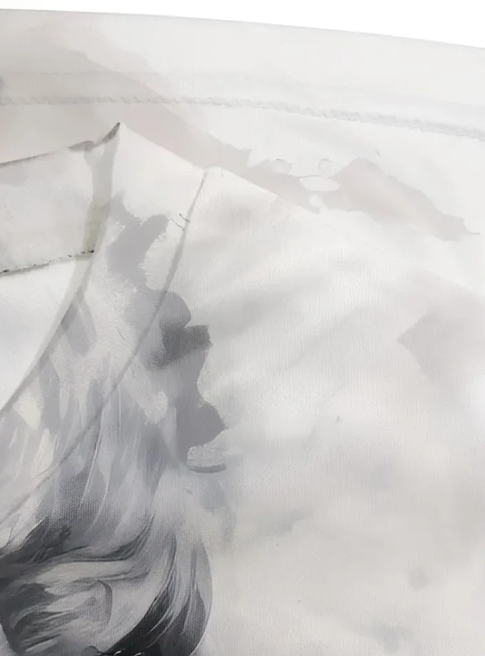 Men's Casual Jersey Tshirt 3D Printed Lion Graphic Novelty Animal Design Oversized O-Neck Short Sleeve Tops Short Length