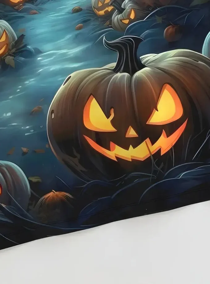 Men's 3D Digital Pumpkin Pattern printed tshirt Short Sleeve T-Shirt Stylish Summer Street Party Crew Neck Tops Wear