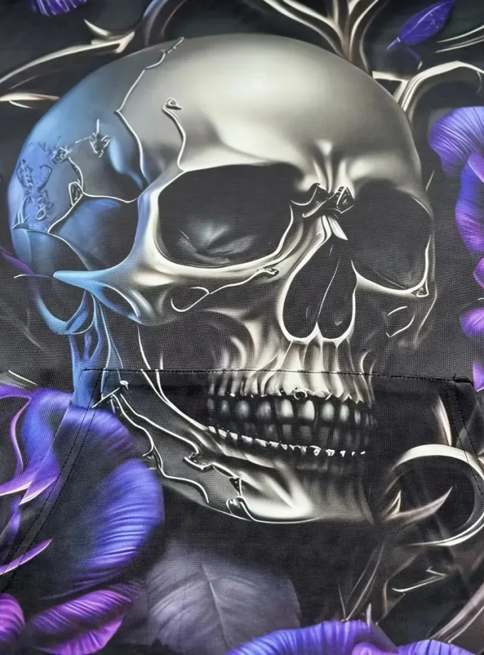 Men's Pullover Sweatshirt Plus Size Soft Breathable Skull Graphic Print Comfortable Outdoor Sports Casual Wear Fall winter