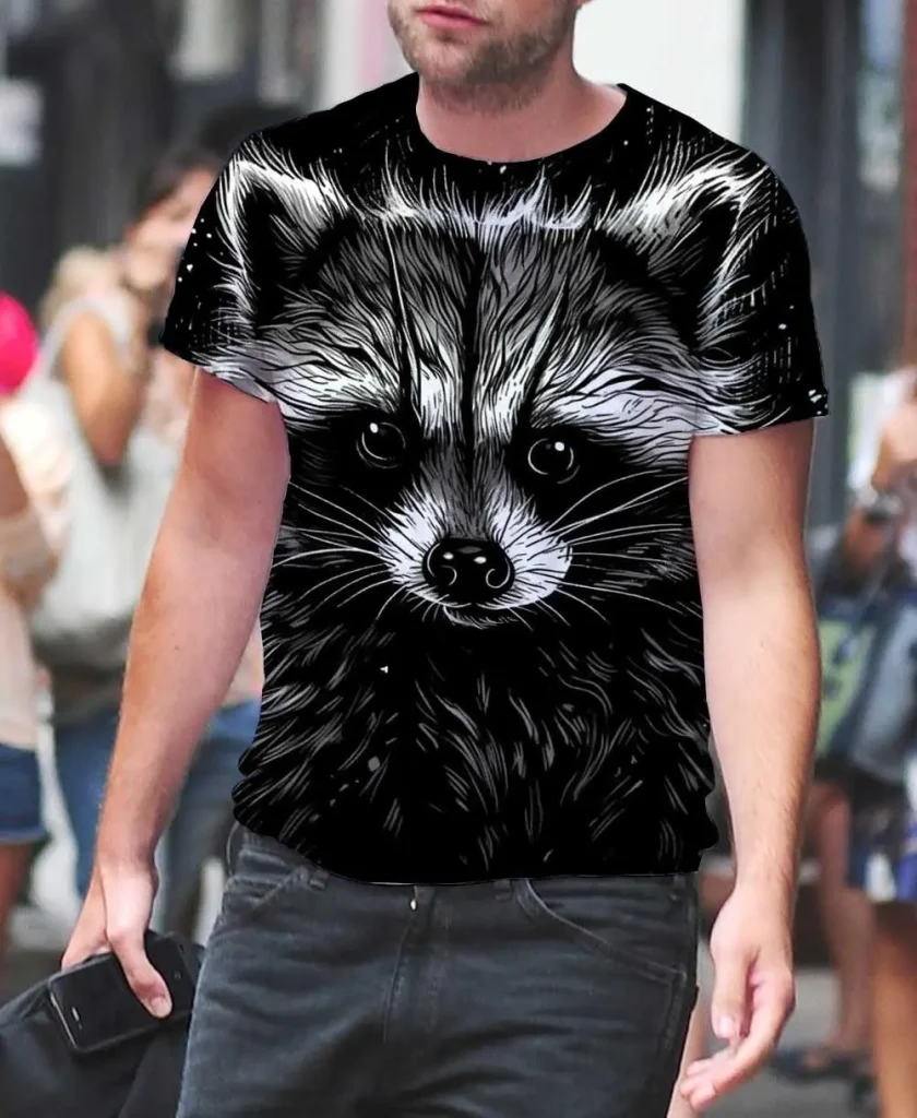 Men's Casual Oversized 3D Printed Graphic Novelty T-Shirt Jersey Crew Neck Short Sleeve for Summer Digital Printing - Image 4