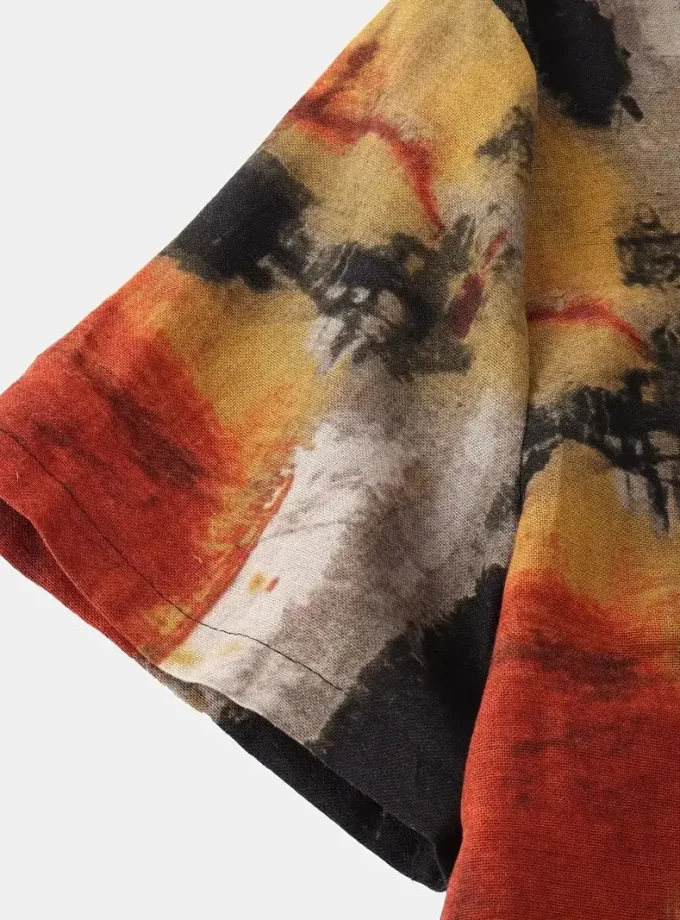 Men's Hawaiian Shirts Hot Sale 3D Printed Casual Short Sleeve Lapel Shirt Service Available