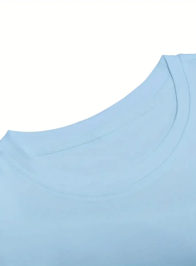 Men's Casual Summer Tops Crew Neck Short Sleeve 3D printed T-Shirt with planet Pattern Daily Sports Wear