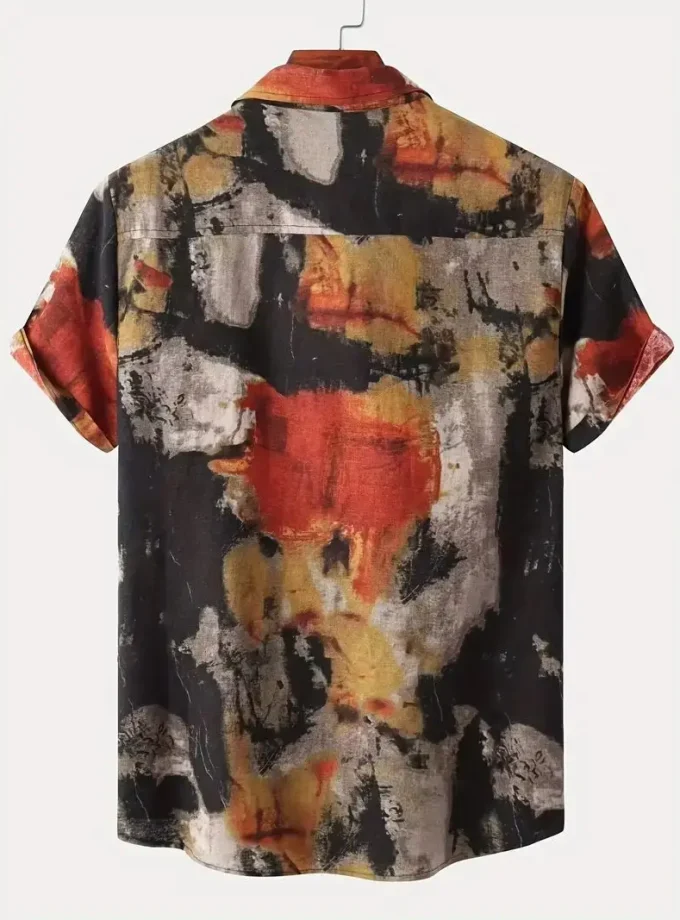 Men's Hawaiian Shirts Hot Sale 3D Printed Casual Short Sleeve Lapel Shirt Service Available