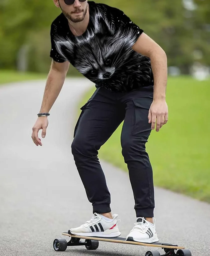Men's Casual Oversized 3D Printed Graphic Novelty T-Shirt Jersey Crew Neck Short Sleeve for Summer Digital Printing - Image 3