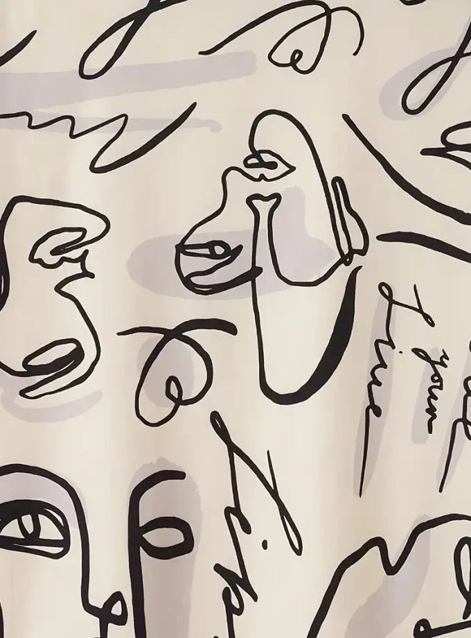 Men's Floral Abstract Pattern Short Sleeve Button-Down Shirt Breathable Sustainable Anti-Wrinkle Anti-Pilling for Casual Wear