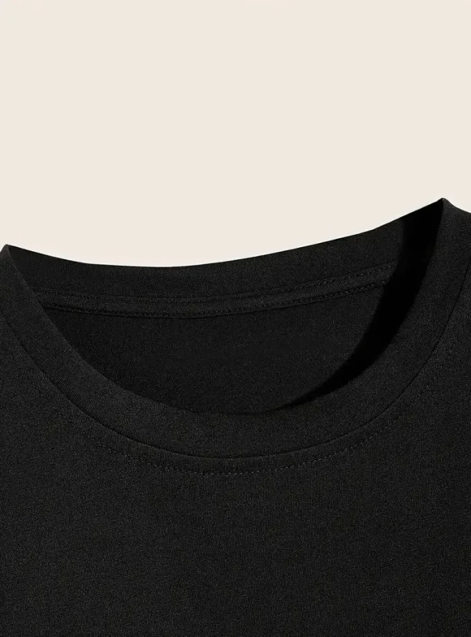 Men's All-Season Casual Crew Neck Soft Slight Stretch Polyester Blend Cartoon Scream Mouse Graphic Short Sleeve Machine T-Shirt