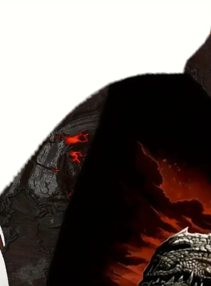 Men's Plus Size Dragon 3D Printed Hoodie Soft Slight Stretch Polyester Pullover Sweatshirt Drawstring Hood Long Sleeves Casual