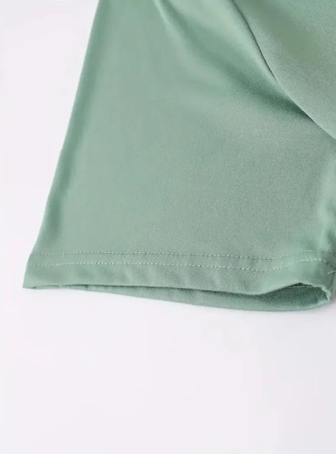 Men's Casual Sport Graphic V-Neck Koi Carp 'HAPPINESS' Lettering Spring/Summer Short Sleeve Knitted Tee Pattern Design T-shirt