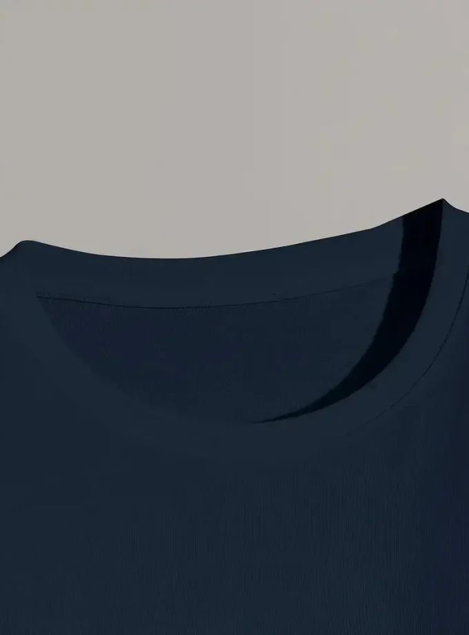 Men's Casual Comfy Crew Neck Graphic Trendy Short Sleeve Top with Fancy Print for Summer Daily Wear Made Knitted Fabric T-Shirt