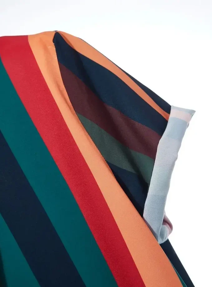 Men's Cotton Shirt Top Striped Lapel Short Sleeve Closure Casual Button up Design for Daily Vacation Summer Wear