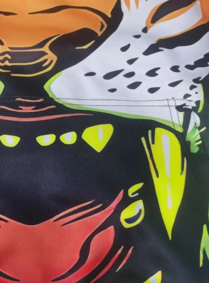 Men's Plus Size Hoodie Long Sleeve Winter Sweatshirt with High Quality 3D Tiger Graphic Print Pocket Heavyweight